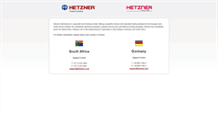 Desktop Screenshot of hetzner.org